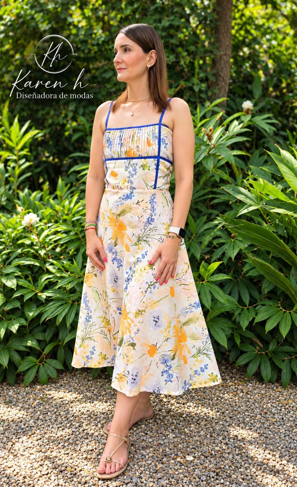 Vestido Midi Floral